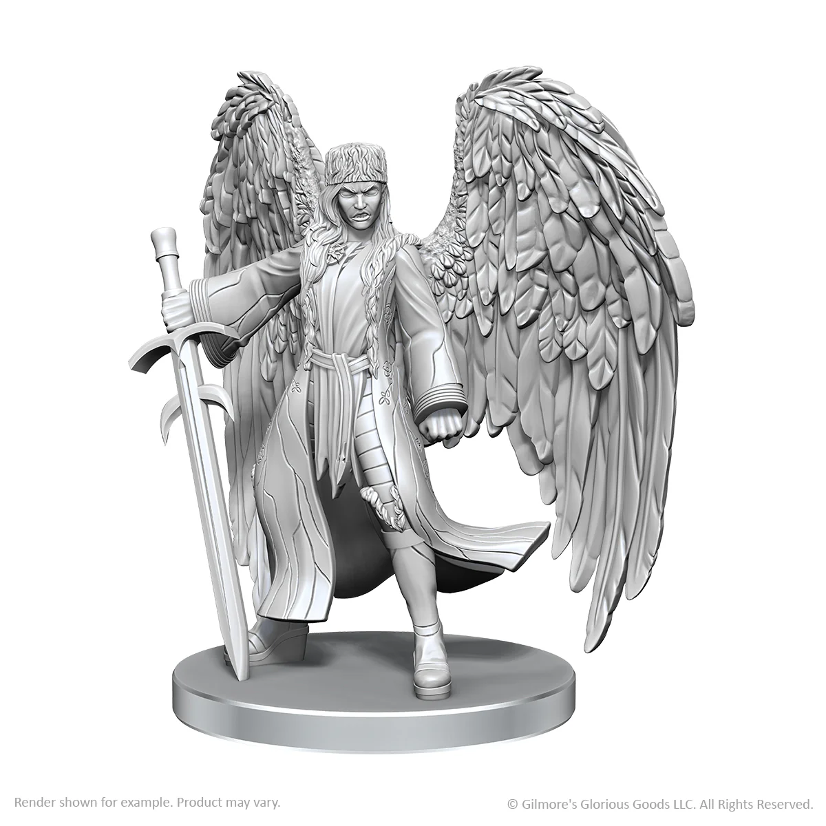 Critical Role Unpainted Minis - Yasha Nydoorin [90793]