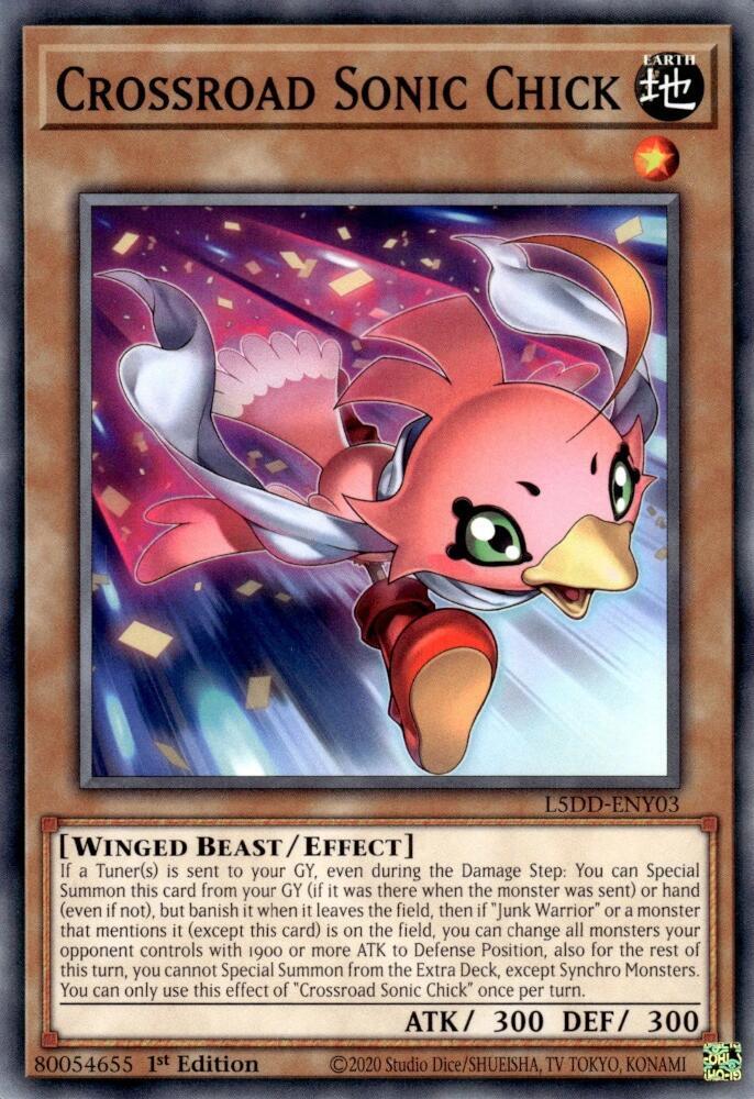Crossroad Sonic Chick - L5DD-ENY03 - Common - 1st Edition