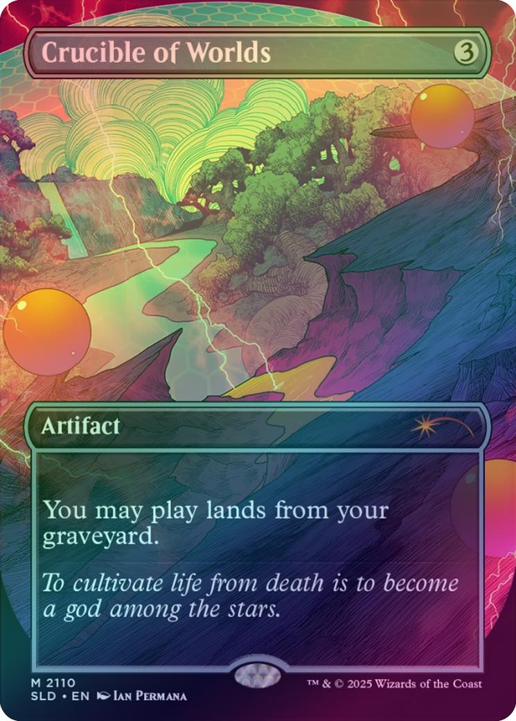 Crucible of Worlds - Alien Auroras (Galaxy Foil) (SLD)