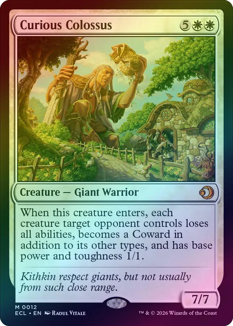 Curious Colossus (Foil) (ECL)
