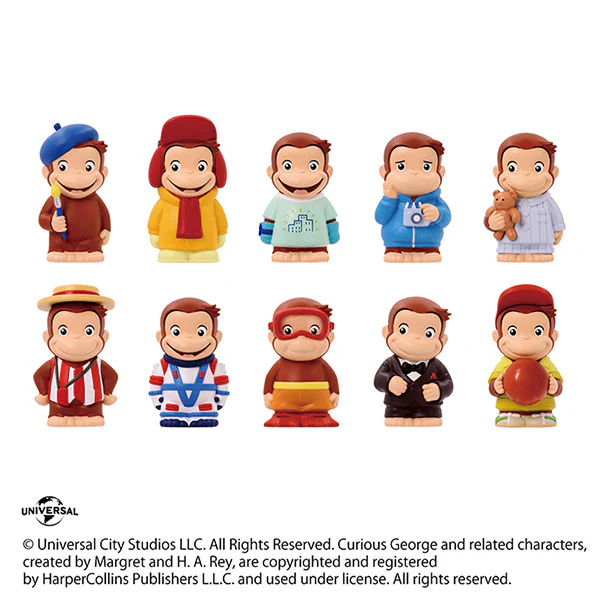 Curious George Sofubi - Puppet Mascot - Blind Box