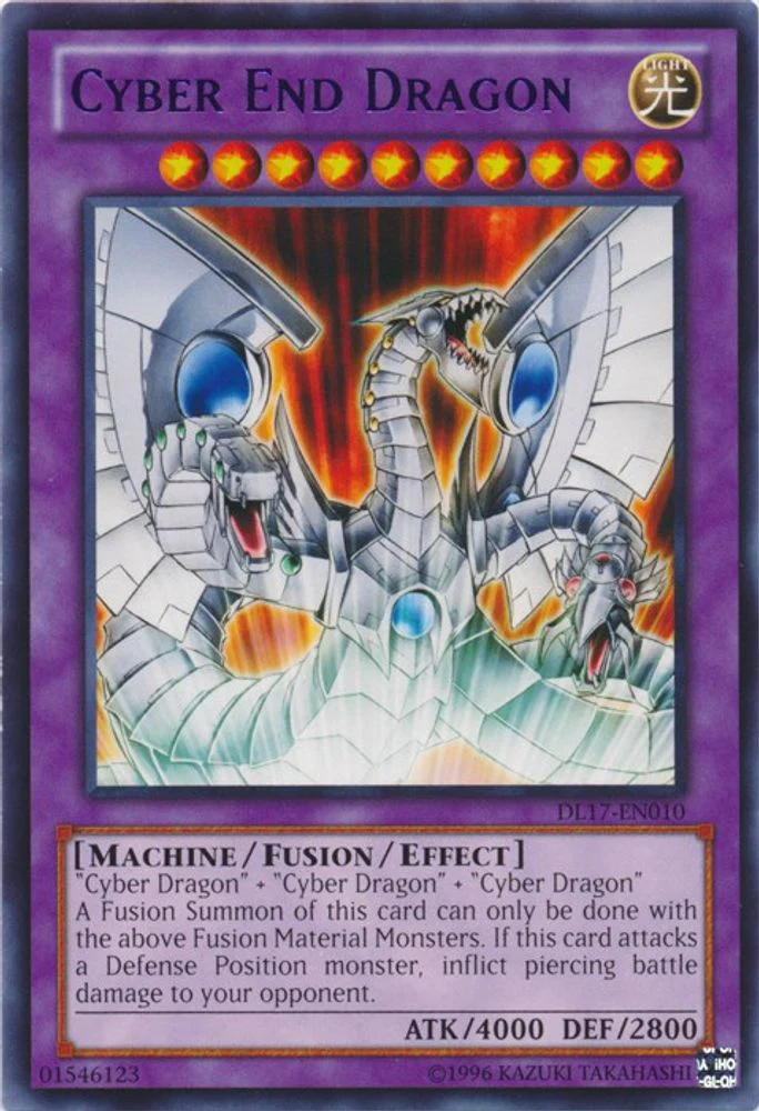 Cyber End Dragon (Purple) - DL17-EN010 - Rare