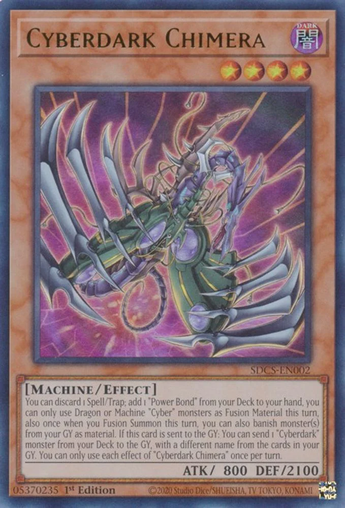 Cyberdark Chimera - SDCS-EN002 - Ultra Rare - Unlimited