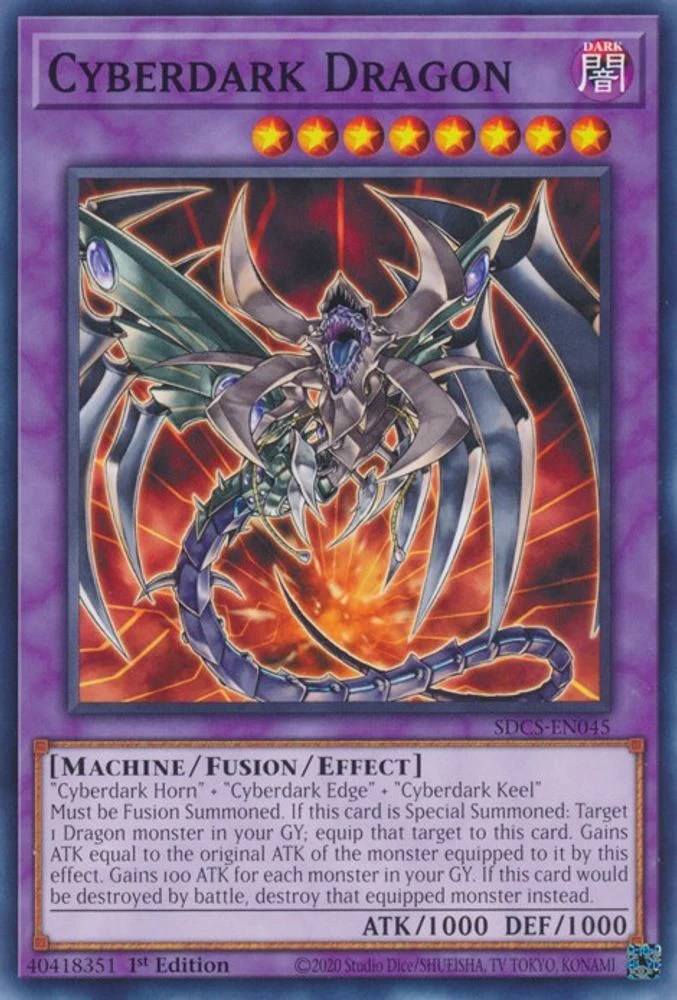 Cyberdark Dragon - SDCS-EN045 - Common - Unlimited