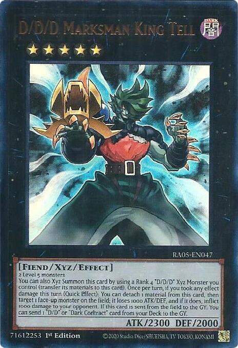 D/D/D Marksman King Tell (Ultra Rare) - RA05-EN047 - Ultra Rare - 1st Edition