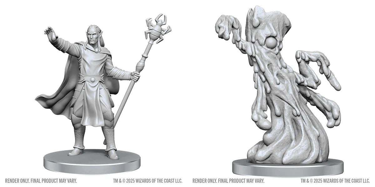 D&D: Nolzur's Marvelous Minis - Drow Mage & Yochlol [90858]