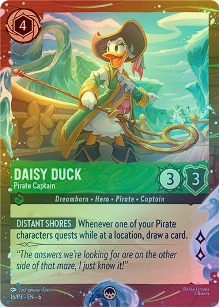 Daisy Duck (Pirate Captain) (Disney Cruise Promo) - 16 - Promo (Foil)