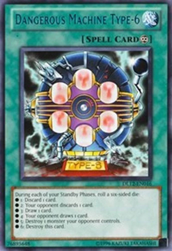 Dangerous Machine Type-6 (Blue) - DL12-EN016 - Rare