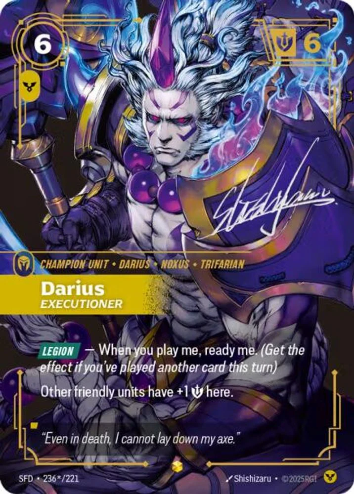 Darius - Executioner (Signature) - 236*/221 - Showcase