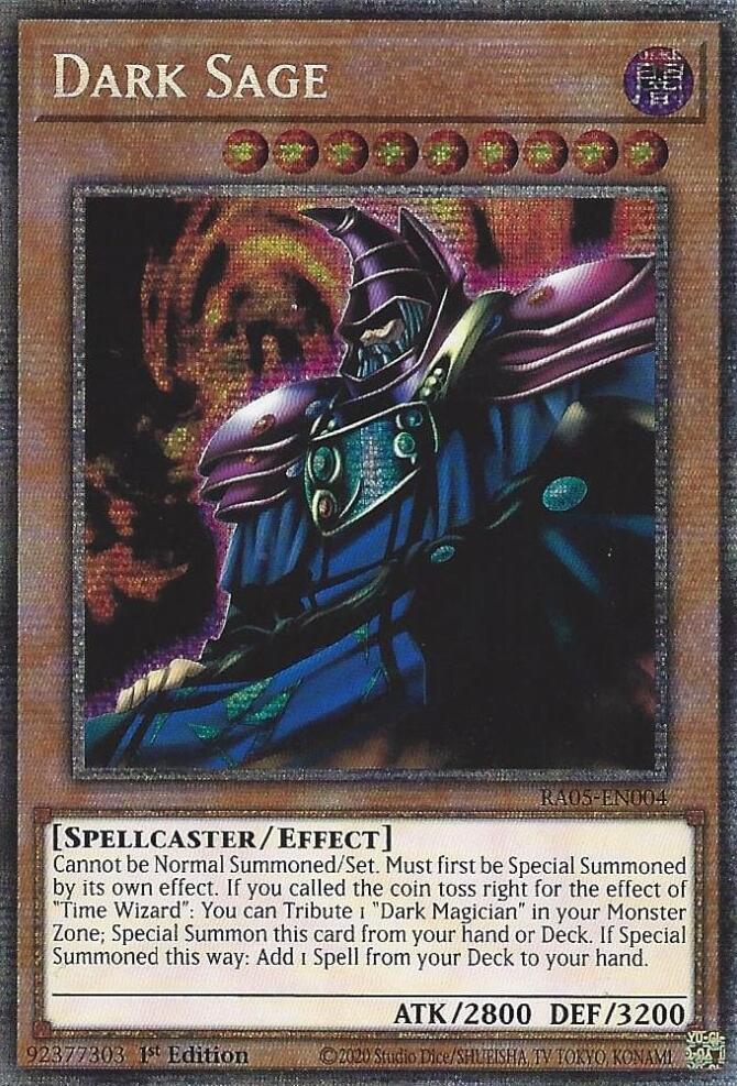 Dark Sage - RA05-EN004 - Starlight Rare - 1st Edition