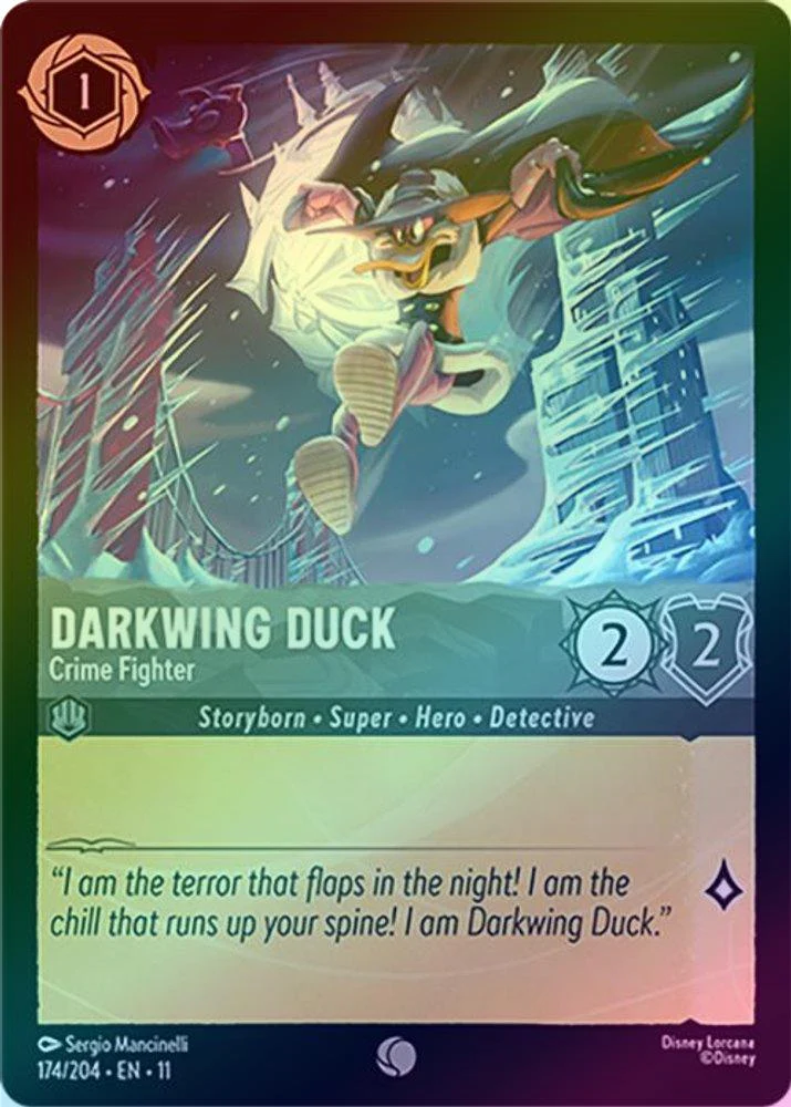 Darkwing Duck (Crime Fighter) - 174/204 - Common (Foil)