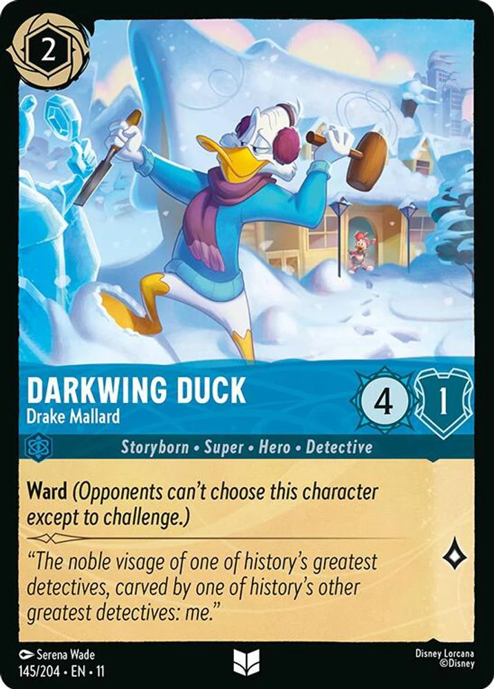 Darkwing Duck (Drake Mallard) - 145/204 - Uncommon