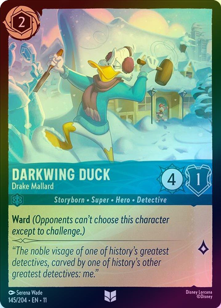 Darkwing Duck (Drake Mallard) - 145/204 - Uncommon (Foil)
