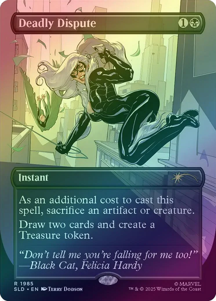 Deadly Dispute - Marvel's Spider-Man: Villainous Plots (Rainbow Foil) (SLD)