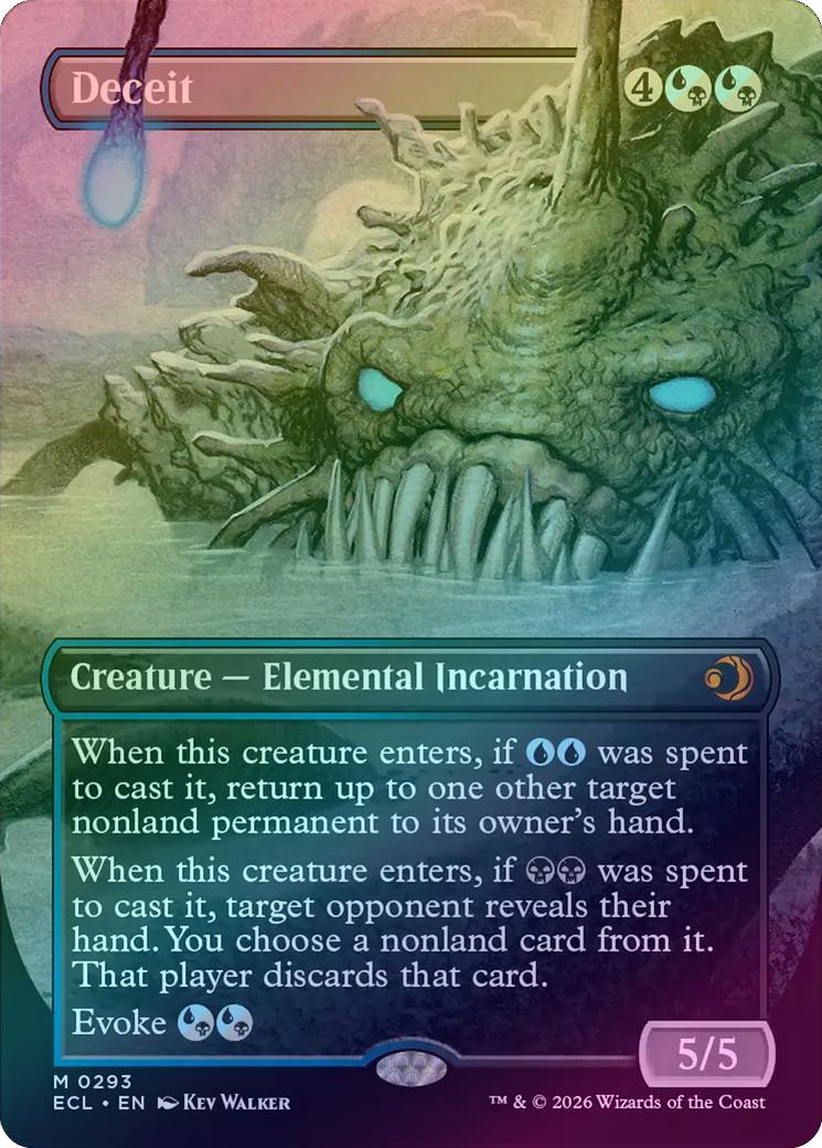 Deceit - Borderless (Foil) (ECL)
