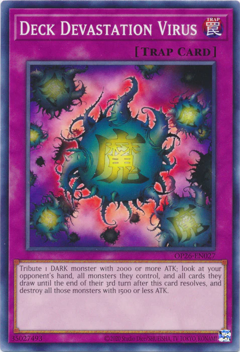 Deck Devastation Virus - OP26-EN027 - Common - Unlimited