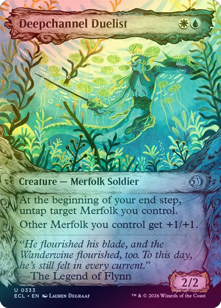 Deepchannel Duelist - Fable Frame Showcase (Foil) (ECL)