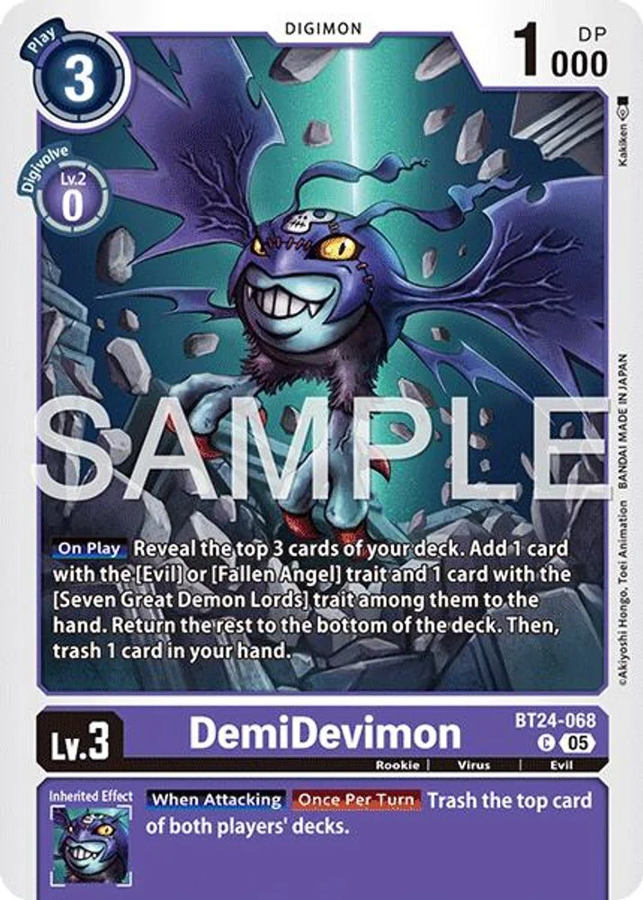 DemiDevimon - BT24-068 - Common