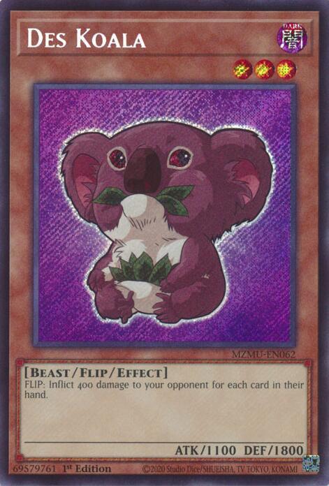 Des Koala - MZMU-EN062 - Secret Rare - 1st Edition