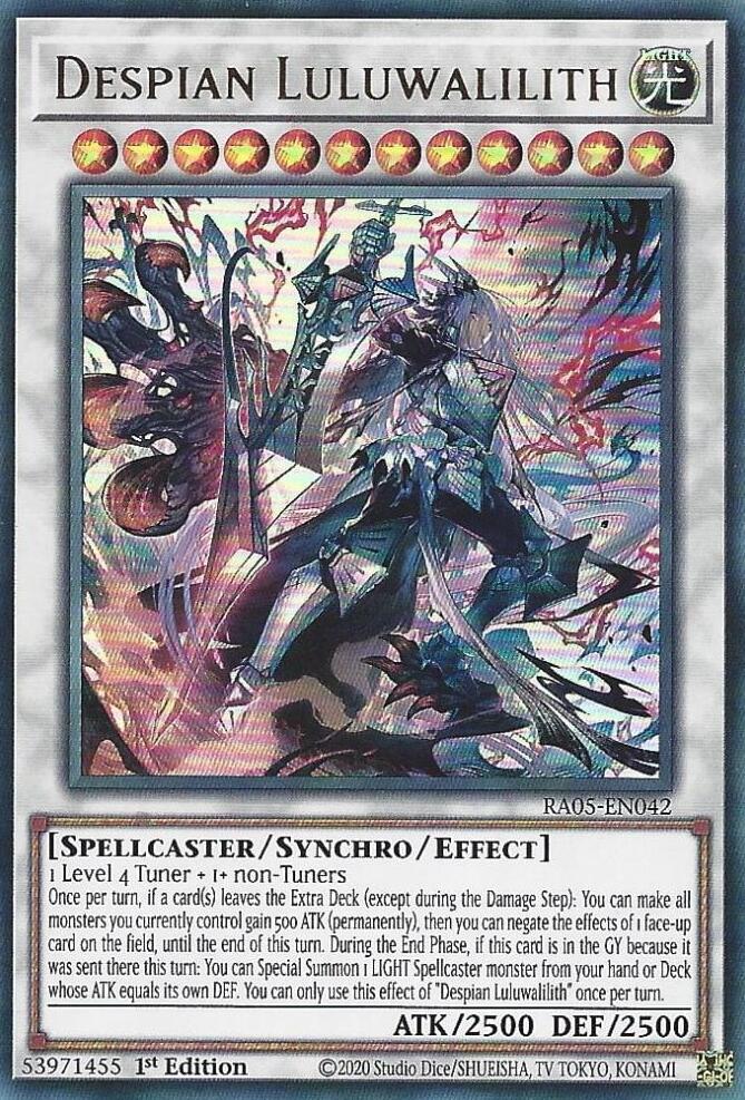 Despian Luluwalilith - RA05-EN042 - Super Rare - 1st Edition