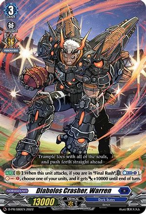 Diabolos Crasher, Warren - D-PR/080EN - Promo