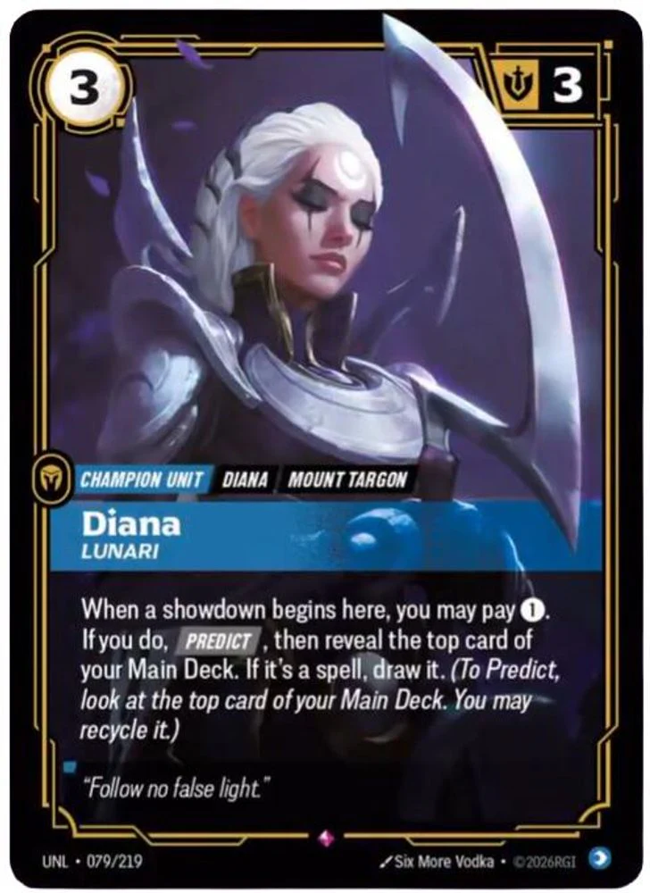 Diana - Lunari - 079/219 - Rare