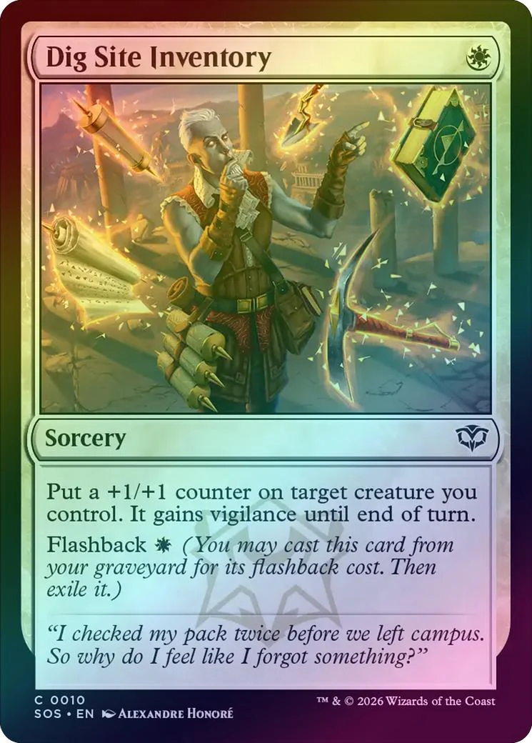Dig Site Inventory (Foil) (SOS)