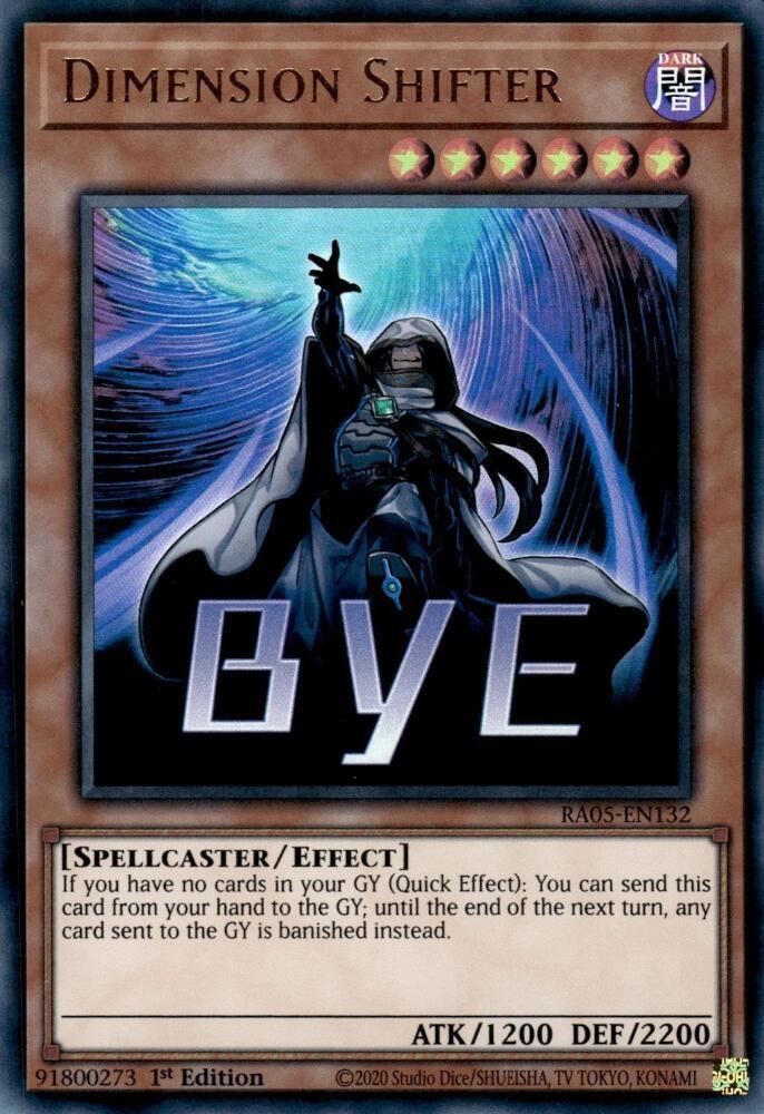 Dimension Shifter - RA05-EN132 - Ultra Rare - 1st Edition