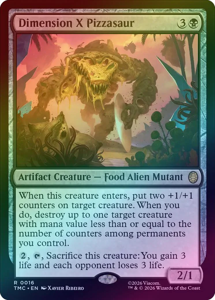 Dimension X Pizzasaur (Surge Foil) (TMC)