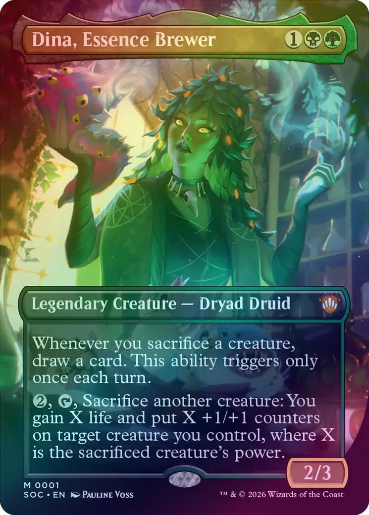 Dina, Essence Brewer - Borderless (Foil) (SOC)