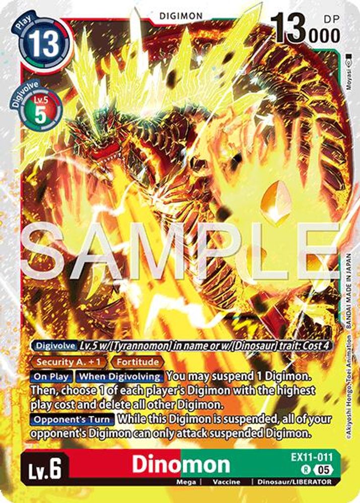 Dinomon - EX11-011 - Rare