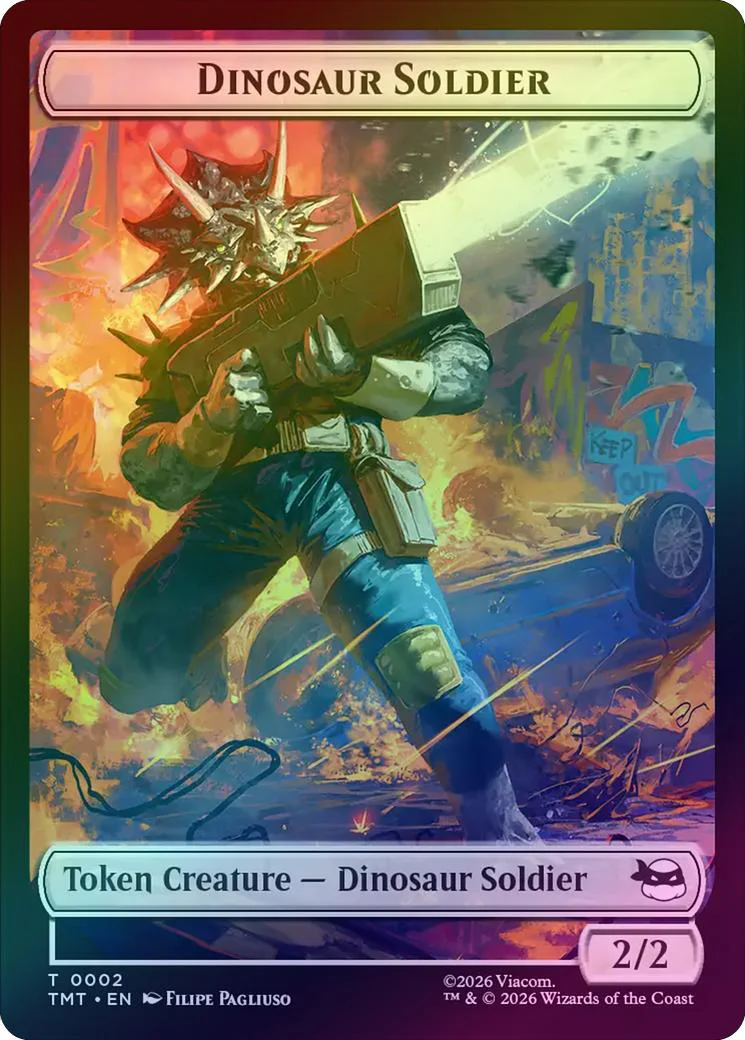Dinosaur Soldier // Copy Token (Foil) (TTMT)