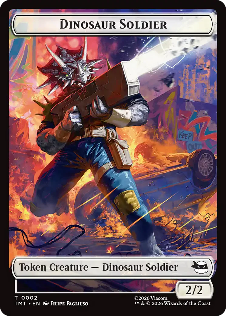 Dinosaur Soldier // Copy Token (TTMT)