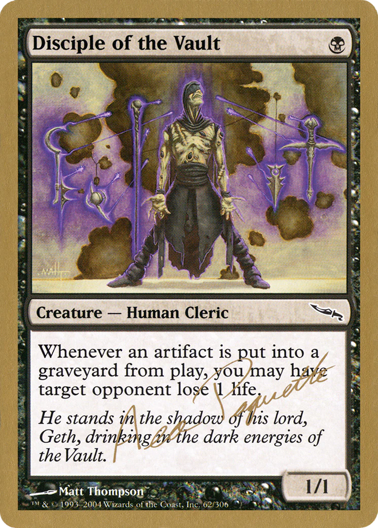 Disciple of the Vault (WC04) (Aeo Paquette)