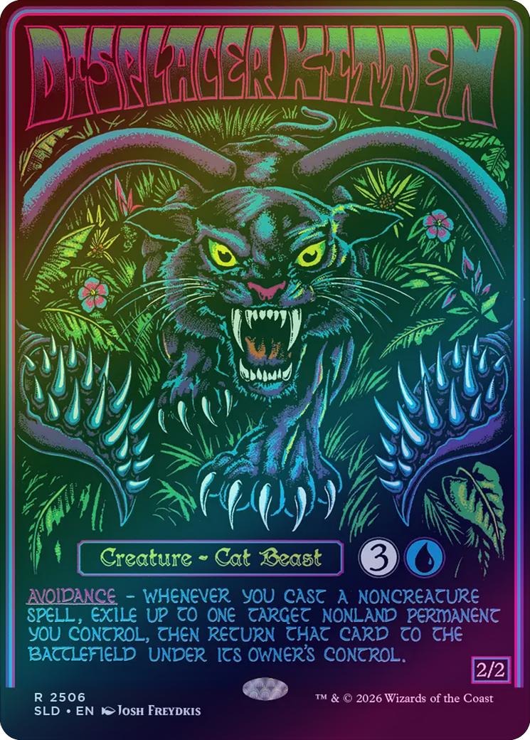 Displacer Kitten - D&D: Black Lights & Dark Dungeons (Foil) (SLD)