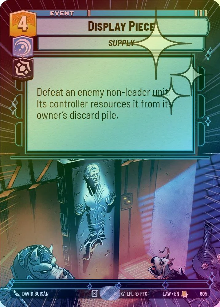 Display Piece (Hyperspace Foil) - 605 - Rare (Foil)