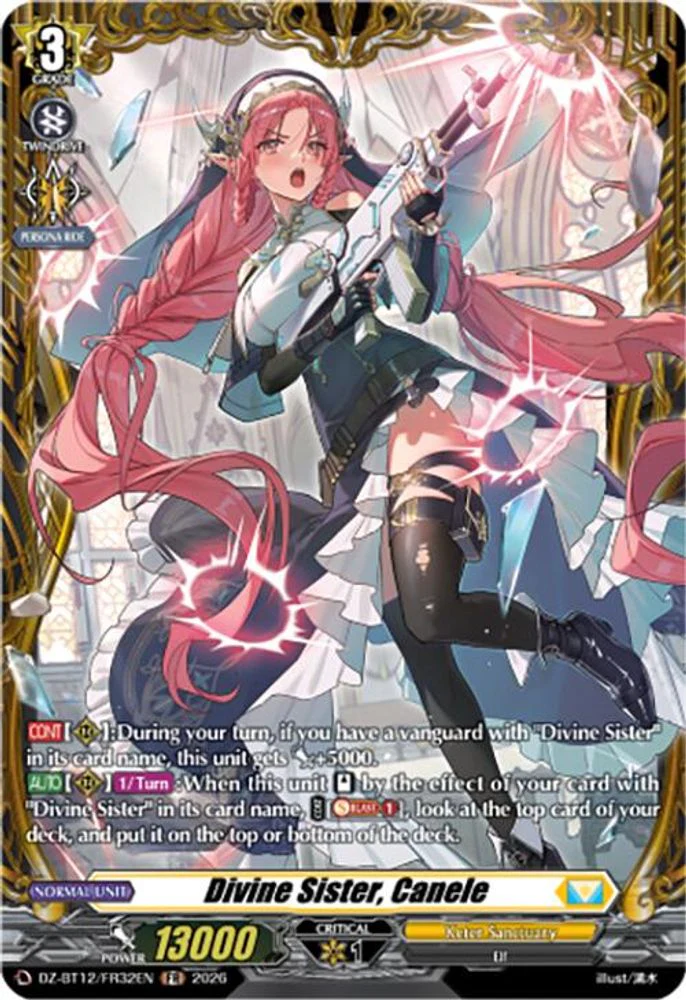 Divine Sister, Canele (FR) - DZ-BT12/FR32EN - Frame Rare