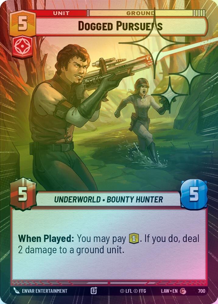 Dogged Pursuers (Hyperspace Foil) - 700 - Common (Foil)