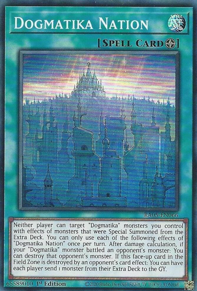 Dogmatika Nation - RA05-EN066 - Super Rare - 1st Edition