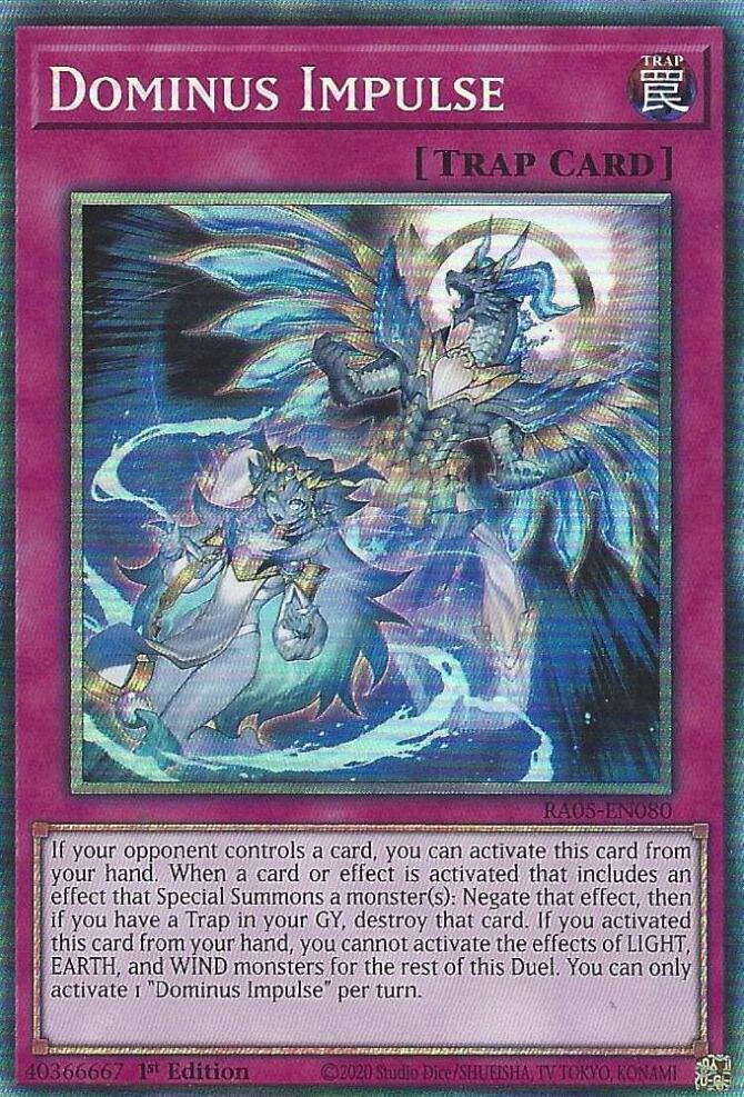 Dominus Impulse (PCR) - RA05-EN080 - Prismatic Collector's Rare - 1st Edition
