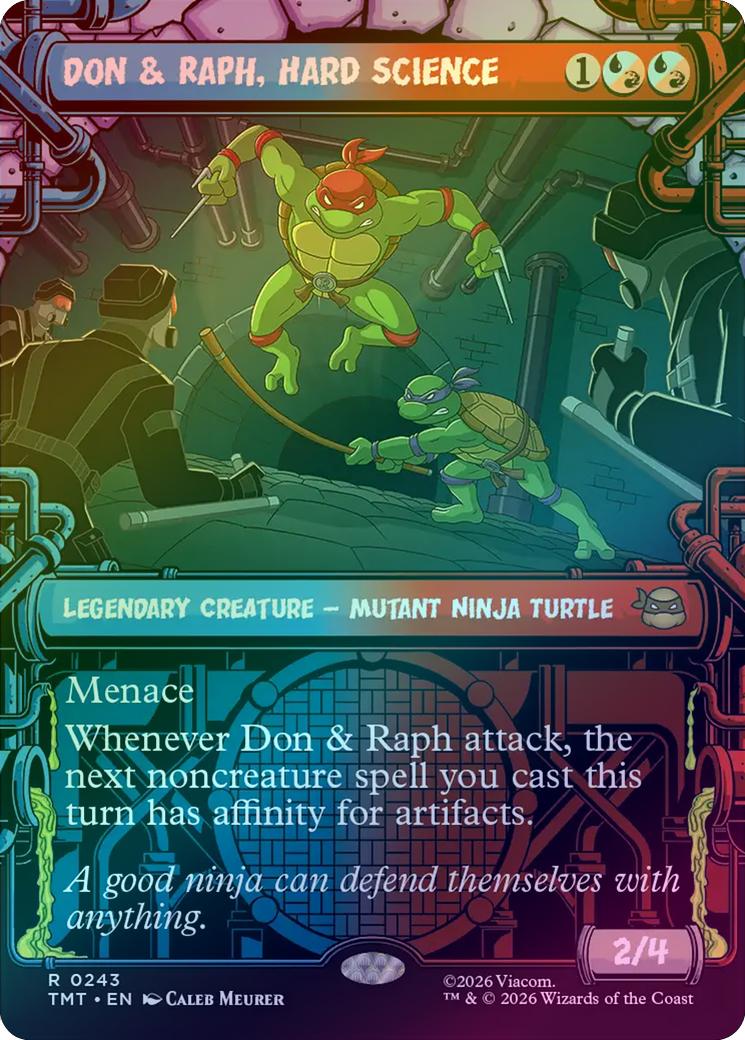 Don & Raph, Hard Science - Sewer Frame (Foil) (TMT)