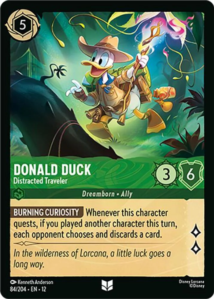 Donald Duck (Distracted Traveler) - 84/204 - Uncommon