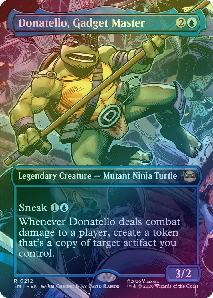 Donatello, Gadget Master - Borderless Scene (Foil) (TMT)