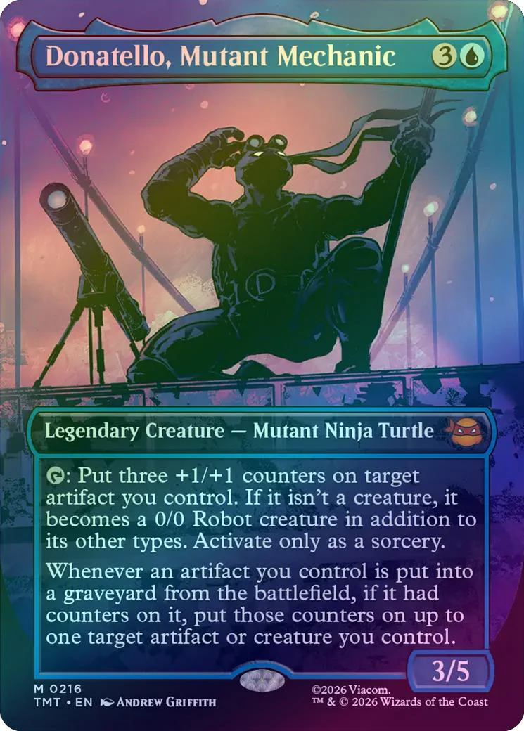 Donatello, Mutant Mechanic - Silhouette Showcase (Foil) (TMT)