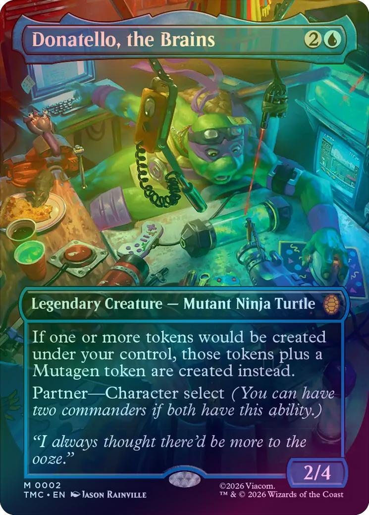 Donatello, the Brains - Borderless (Foil) (TMC)