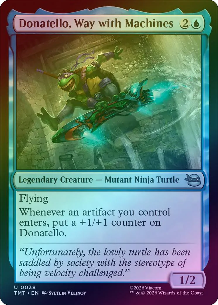 Donatello, Way with Machines (Foil) (TMT)