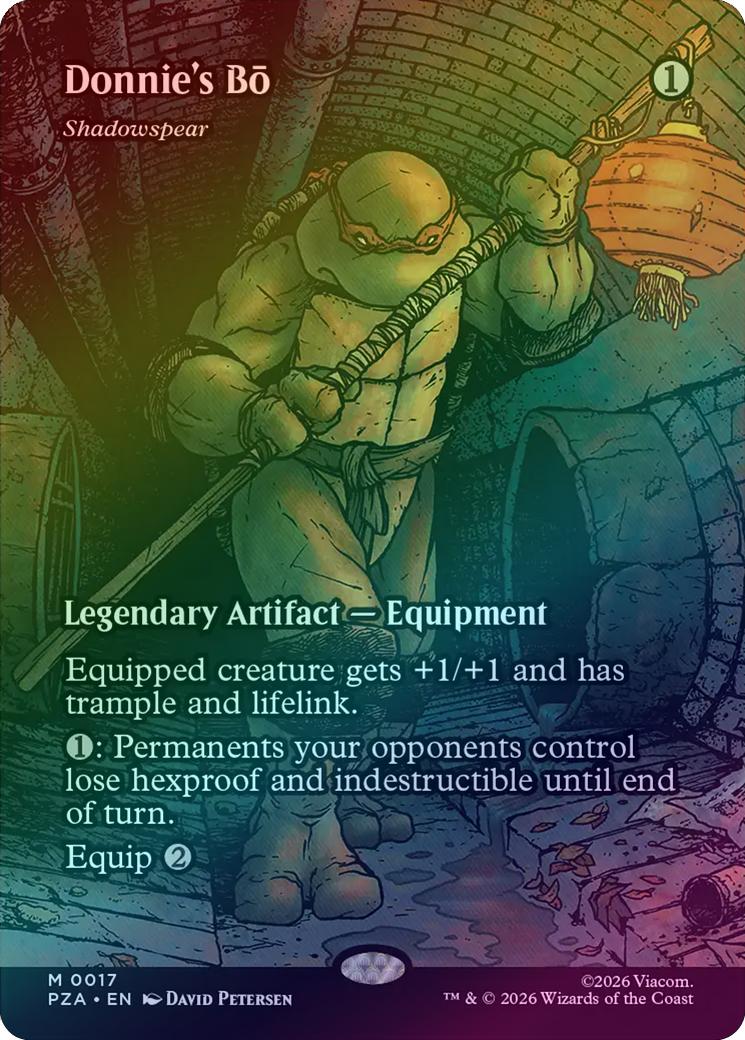 Donnie's Bo // Shadowspear - Borderless (Foil) (PZA)