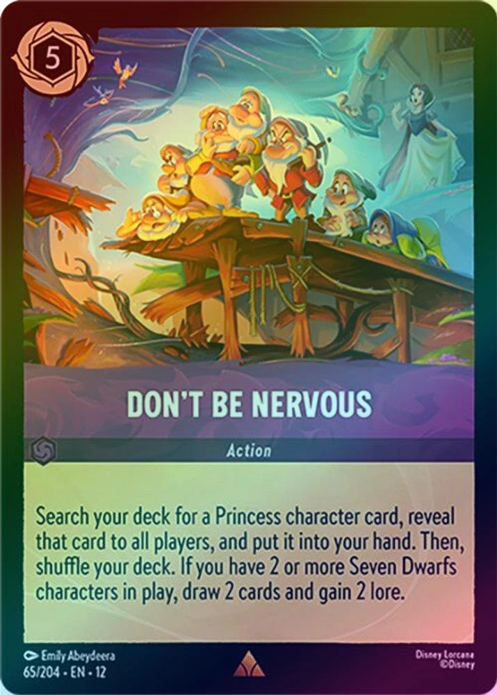 Don't Be Nervous - 65/204 - Rare (Foil)