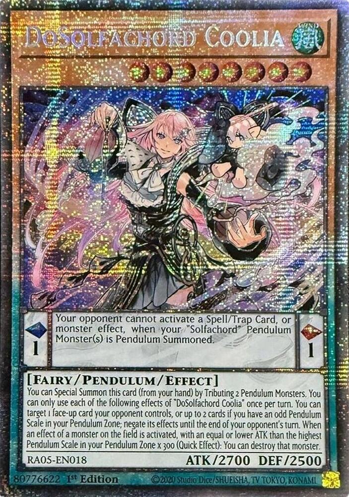 DoSolfachord Coolia - RA05-EN018 - Starlight Rare - 1st Edition