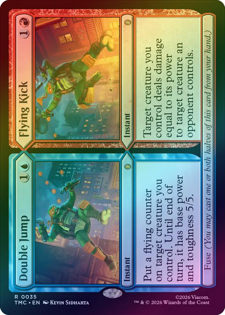 Double Jump // Flying Kick (Surge Foil) (TMC)